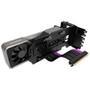 Cabo Riser Cooler Master PCIE 4.0 incluído que permite transmissão de dados eficiente e conectividade entre os componentes de hardware mais recentes. 