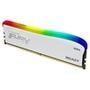 Memória Kingston Fury Beast, RGB, 8GB, 3600MHz, DDR4, CL17 DIMM, Branco   Dissipador de calor branco exclusivo com impressionante iluminação RGB Dê ao