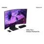 Monitor Gamer Samsung Odyssey Ark Curvo 55 4K UHD LED Personal Gaming Theater Veja mais em uma tela curva de 55 polegadas e 1000R. O Quantum Mini-LED 