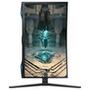 Monitor Gamer Curvo Samsung Odyssey 27", Plataforma Tizen, Resolução QHD e um Display HDR 600, Taxa de atualização de 240 Hz com tempo de resposta de 