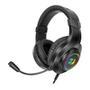 Headset Gamer Redragon Hylas, RGB, Drivers 50mm, P3, USB para Iluminação, Preto - H260RG - Alto falantes de 50mm com reprodução limpa e de qualidade. 