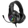 Headset Gamer Redragon Hylas, RGB, Drivers 50mm, P3, USB para Iluminação, Preto - H260RG - Alto falantes de 50mm com reprodução limpa e de qualidade. 