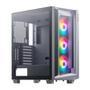 Gabinete Gamer XPG Cruiser, Mid-Tower   Chassi E-ATX de Tamanho Completo O design XPG :Exoesqueleto premium oferece um painel frontal geométrico compo