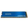 Unidade de estado sólido LEGEND 710 PCIe Gen3 x4 M.2 2280 com interface PCIe Gen3 x4, excelente desempenho de leitura/gravação, dissipador de calor ma