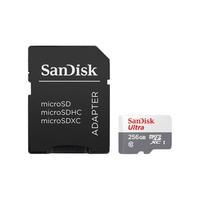 Cartão de Memória SanDisk Micro SD Ultra, 256GB Classe 10.   Desempenho Ultrarrapido para memórias inesqueciveis.   O cartão SanDisk Ultra® microSD™ U