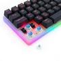 Teclado Mecânico Gamer Redragon Alien, RGB   O teclado Alien foi projetado pensando nas suas necessidades de jogo. É um teclado mecânico com interrupt