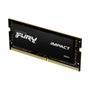 Memória para Notebook Kingston Fury Impact, 16GB   Torne seu notebook totalmente equipado com Kingston FURY Impact DDR4 SODIMM e minimize o atraso do 