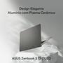 Notebook ASUS Zenbook S 13 OLED UX5304   Tela OLED de 13,3" 2,8K realista Resolução de 2880 por 1800, proporção de aspecto 16:10, tempo de resposta de