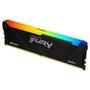 A Kingston FURY™ Beast DDR4 RGB impulsiona sua performance com velocidades de até 3733MHz, estilo desafiador e luzes RGB no comprimento do módulo para