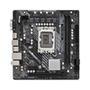 Placa Mãe ASRock H610m-hvs Intel   Saídas gráficas duplas Completo com dois tipos de conectores mais usados! Equipado com um combo D-Sub + HDMI, agora