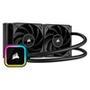 Water Cooler Corsair iCUE H100i ELITE RGB   O Melhor Para Seu Setup Os coolers líquidos para CPU CORSAIR iCUE H100i RGB ELITE Series oferecem resfriam