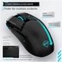 Mouse gamer Machenike M7 Pro   A escolha perfeita para quem busca um mouse com desempenho superior e conforto para as longas sessões de jogo. Com um d