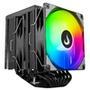 Air Cooler Gamer Rise Mode Storm 8 Black   Enfrente os games mais pesados com o Cooler Gamer Rise Mode Strom 8 Black: Fluxo de ar otimizado: A ventoin