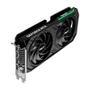 Placa de Video RTX 4060 Dual   Ventilador Duplo Coberta por um elegante acabamento preto. Com duas ventoinhas grandes de 95 mm e ampla abertura na pla