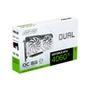 Placa de Vídeo RTX 4060 TI DUAL O8G White   Combina desempenho térmico dinâmico com ampla compatibilidade. As soluções avançadas de refrigeração das p