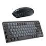 Kit Performance Logitech   Teclado Mecânico Sem Fio Logitech MX Mechanical Mini Digitação mecânica fluida e silenciosa: o teclado mecânico MX Mini pos