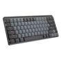 Kit Performance Logitech   Teclado Mecânico Sem Fio Logitech MX Mechanical Mini Digitação mecânica fluida e silenciosa: o teclado mecânico MX Mini pos