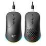 Mouse Gamer Sem Fio Havit MS963WB   Conexão Tri-Mode Três modos de conexões: 2,4G, Bluetooth 5.0 e por cabo USB-C. As conexões podem ser alternadas fa