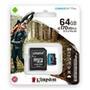 Cartão de Memória Kingston MicroSD   Velocidades Superiores Com velocidades superiores de transferência de até 170MB/s de leitura e 70MB/s de gravação