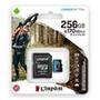 Cartão de Memória Kingston MicroSD   Velocidades Superiores Com velocidades superiores de transferência de até 170MB/s, o cartão microSD Canvas Go! Pl