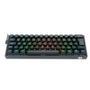 Teclado Mecânico Gamer Fizz Pro, Switch Blue   Design Único O tamanho do Redragon Anivia favorece a portabilidade, oferecendo um design 60% que reduz 