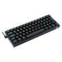 Teclado Mecânico Gamer Fizz Pro, Switch Blue   Design Único O tamanho do Redragon Anivia favorece a portabilidade, oferecendo um design 60% que reduz 