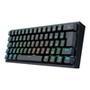 Teclado Mecânico Gamer Fizz Pro, Switch Blue   Design Único O tamanho do Redragon Anivia favorece a portabilidade, oferecendo um design 60% que reduz 