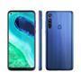 Smartphone Motorola Moto G8, 64GB, 16MP, Tela 6.4", Azul Capri + Capa Protetora