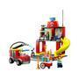 Presenteie seu herói com este conjunto de bombeiros LEGO City Quartel e Caminhão de Bombeiros da Hasbro para maiores de 4 anos – perfeito para o faz d