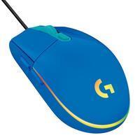 Mouse Gamer Logitech G203 RGB, 8000 DPI, 6 Botões, AzulSensor para jogos de 8.000 DPI Design clássico com 6 botões personalizáveisExclusivo sistema de