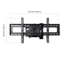 Suporte Articulado para TV de 26 a 55 Vesa 800x200 SPH800  - Ref: SPH800 Suporte Articulado para TVs de 26 a 55 polegadas com padrão VESA 800x200 mode