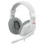 Headset Gamer Redragon Ares P2 Lunar White H120WDESIGNO Ares Lunar White tem design simples, mas elegante, todo em branco, com detalhes em gelo. Ele é