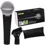 Microfone SM58-LC Shure com Cabo e EspumaSintonizado para acentuar o calor e a qualidade dos vocalistas principais e e de backup, o SM58 é um microfon