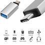 Adaptador Lelong, USB C Tipo C Macho, Para USB 3.0, Femea Otg