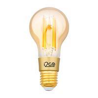 Com a Lâmpada Inteligente Vintage LED Filamento i2GO você ajusta e personaliza a iluminação dos ambientes com a intensidade ideal para cada momento. C