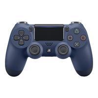 O Controle sem fio Dualshock 4 Midnight Blue da Sony é criado para o sistema PS4 e PC e sua geração de jogos, combinando recursos revolucionários e co