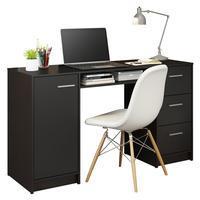 A Escrivaninha Alaska da Madesa chegou como uma opção aconchegante e ideal para renovar o seu escritório ou home office. Possui tampo de madeira, três
