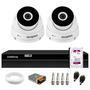 Kit 2 Câmeras Intelbras VHD 3230 D G7 Dome Full HD 1080p Visão Noturna de 30m IP67 + DVR Intelbras MHDX 1204 4 Canais + HD 2TBNós da Tudo Forte, criam