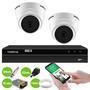 Itens Inclusos No Kit 01 - DVR Intelbras 4 canais MHDX 1204 Com Detecç,ã,o Inteligente de Movimento 02 - Câ,meras VHD 1120 D G6 Intelbras 20m de Infra