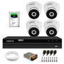 Kit 4 Câmeras Intelbras VHD 3230 D G7 Dome Full HD 1080p Visão Noturna de 30m IP67 + Dvr Intelbras MHDX 1204 4 Canais + HD 1TBNós da Tudo Forte, criam