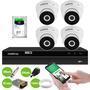 Kit 4 Câmeras Intelbras VHD 3230 D G7 Dome Full HD 1080p Visão Noturna de 30m IP67 + Dvr Intelbras MHDX 1204 4 Canais + HD 1TBNós da Tudo Forte, criam