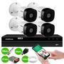 Kit 4 Câmeras Intelbras VHL 1220 B Full HD 1080p Bullet HDCVI Lite + DVR Intelbras MHDX 1204 4 Canais   Criamos este kit para facilitar sua compra, e 