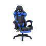 Cadeira Gamer Prizi Azul - PZ1006EA Cadeira PZ1006E foi desenvolvida para que os usuários tenham uma experiência extremamente confortável, mesmo que p