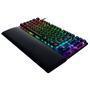 Teclado Gamer Razer Huntsman V2 Tenkeyless, Chroma RGB, Switch Óptico Razer, USB-C, com Apoio de PulsoAcionamento à Velocidade Da LuzCom tempo de resp