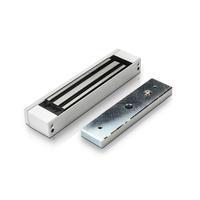 A Trava Magnética 180KGF (GS0094) é própria para todos os tipos de porta: de madeira, de vidro, metálicas ou à prova de fogo. Este produto também inte