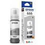 Tinta Epson Cinza 555 Original para Impressora Ecotank   Cor: Cinza - Gray   Quantidade de Tinta: 70 ml   Rendimento: Aproximadamente 7.300 páginas   