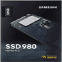 Samsung Ssd 980 Nve M.2 500gb mz-v8v500b/am.Dissipador de calor integrado. É útil para salvar programas e documentos com a sua capacidade de 500 GB. M