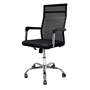 Cadeira De Escritório Presidente Executiva Charles Eames Eiffel Stripes Esteirinha Mesh PretaPara quem deseja garantir mais conforto no dia a dia de t