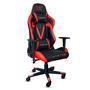 Cadeira Gamer, XT Racer Viking, Reclinável Ergonômica, Couro Sintético, Preto e Vermelho.