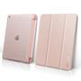 Capa Infiland Transparente Séries Ipad 8 10.2 Pol (2020) A2270 A2428 Com Função Wake Sleep E Suporte Caneta - Rosa